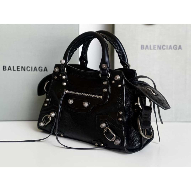 Ba*len*cia*ga Ba*len*cia*ga neo cagole small tote black