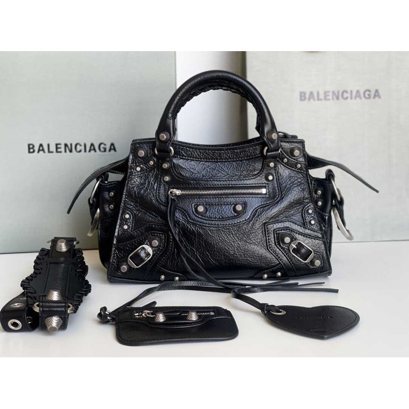 Ba*len*cia*ga Ba*len*cia*ga neo cagole small tote black