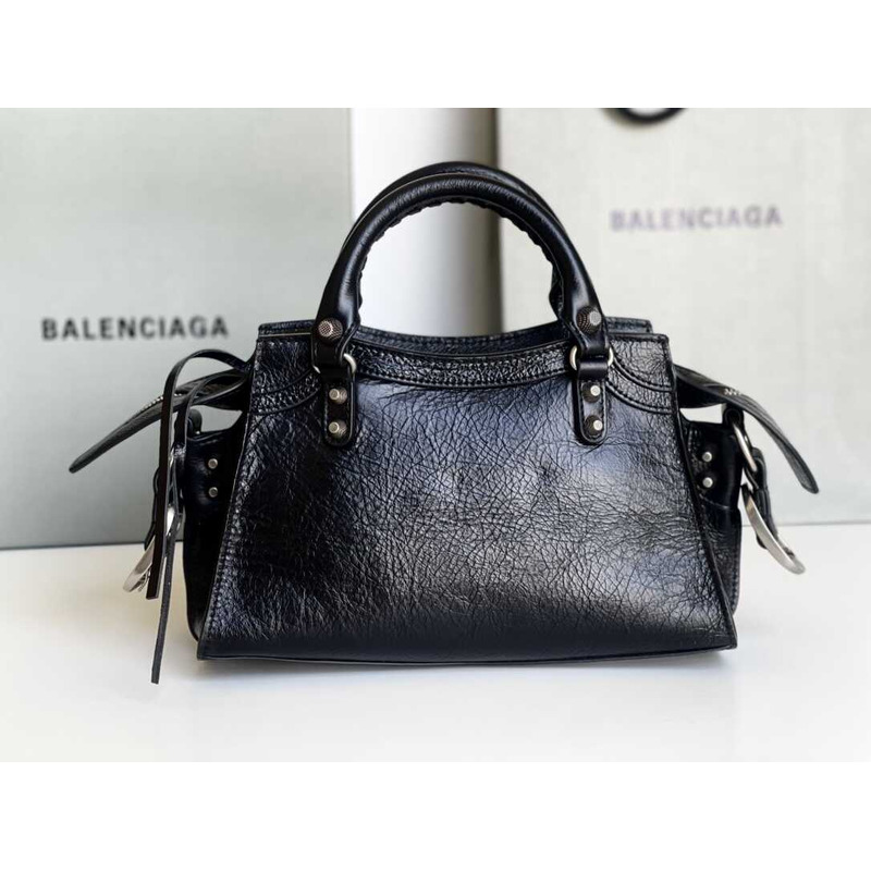 Ba*len*cia*ga Ba*len*cia*ga neo cagole small tote black