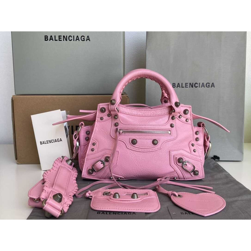 Ba*len*cia*ga Ba*len*cia*ga neo cagole small tote pink