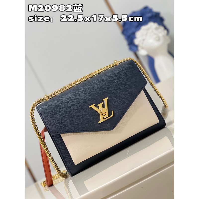 l**is V*t*n mylockme grained calfskin chain bag