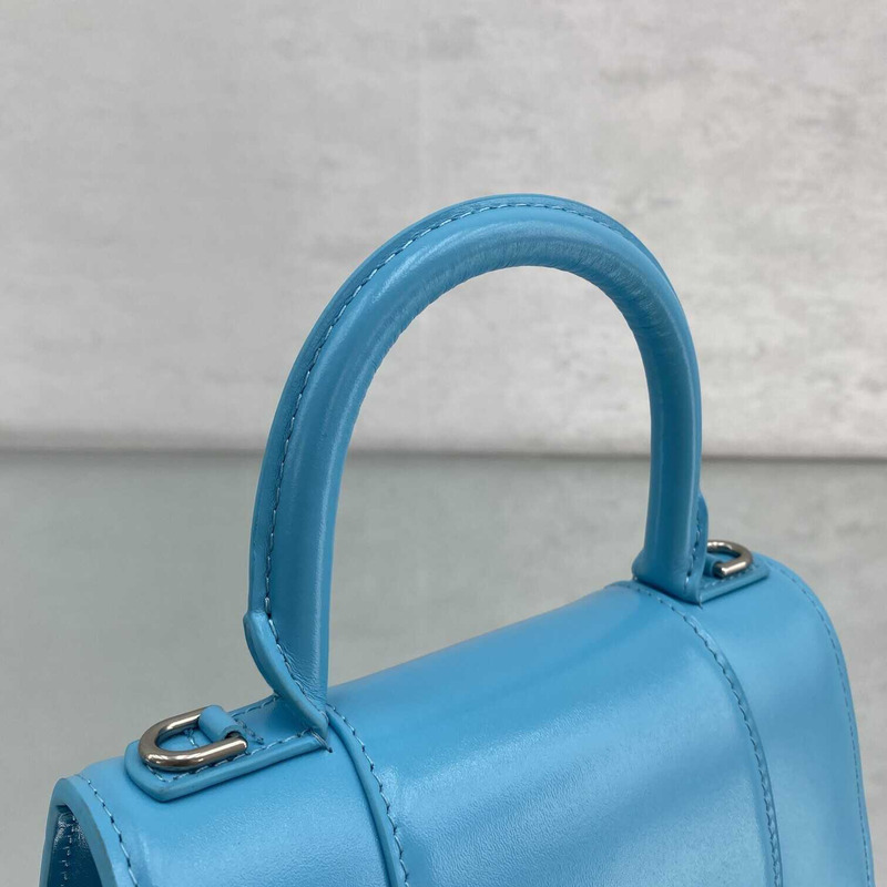 Ba*len*cia*ga x hourglass xs blue bag