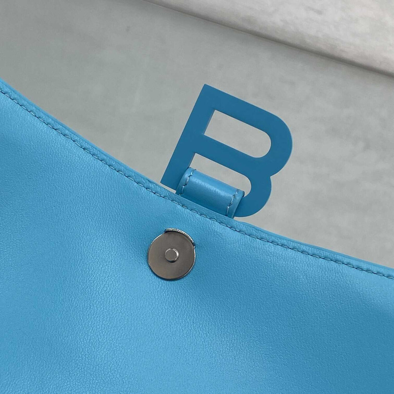 Ba*len*cia*ga x hourglass xs blue bag