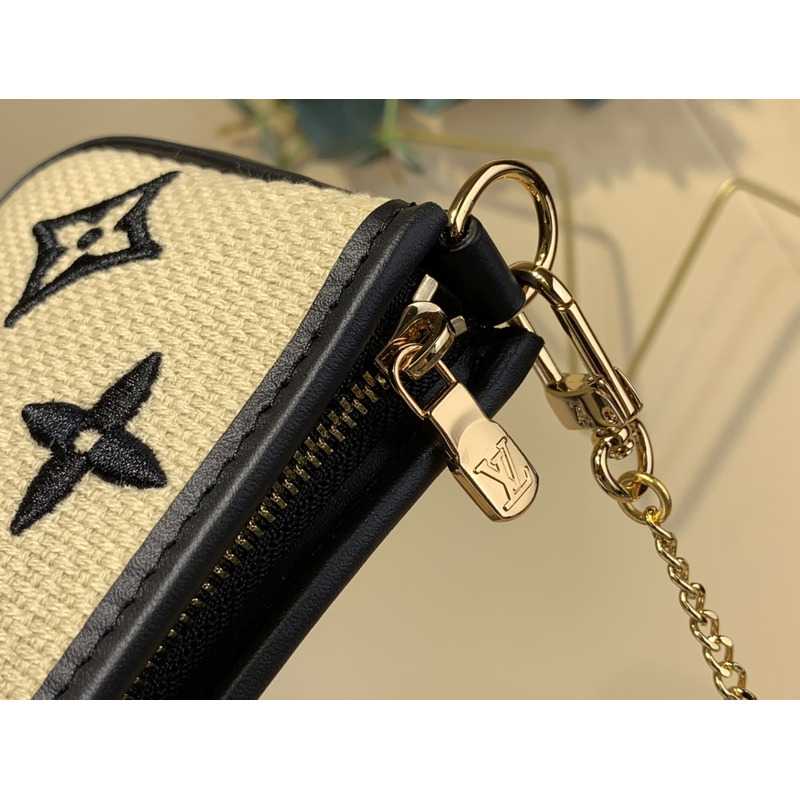 l**is V*t*n mini pochette accessoires black