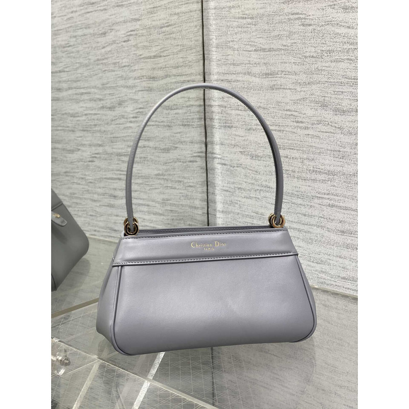 D*or small D*or key bag box calfskin grey