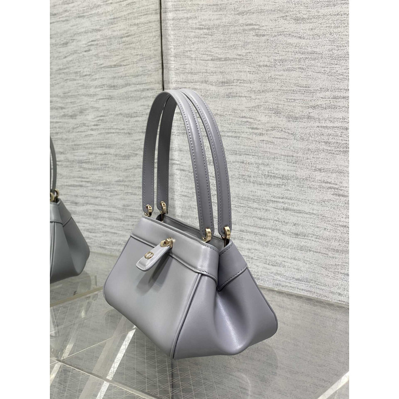 D*or small D*or key bag box calfskin grey