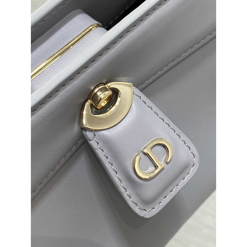 D*or small D*or key bag box calfskin grey