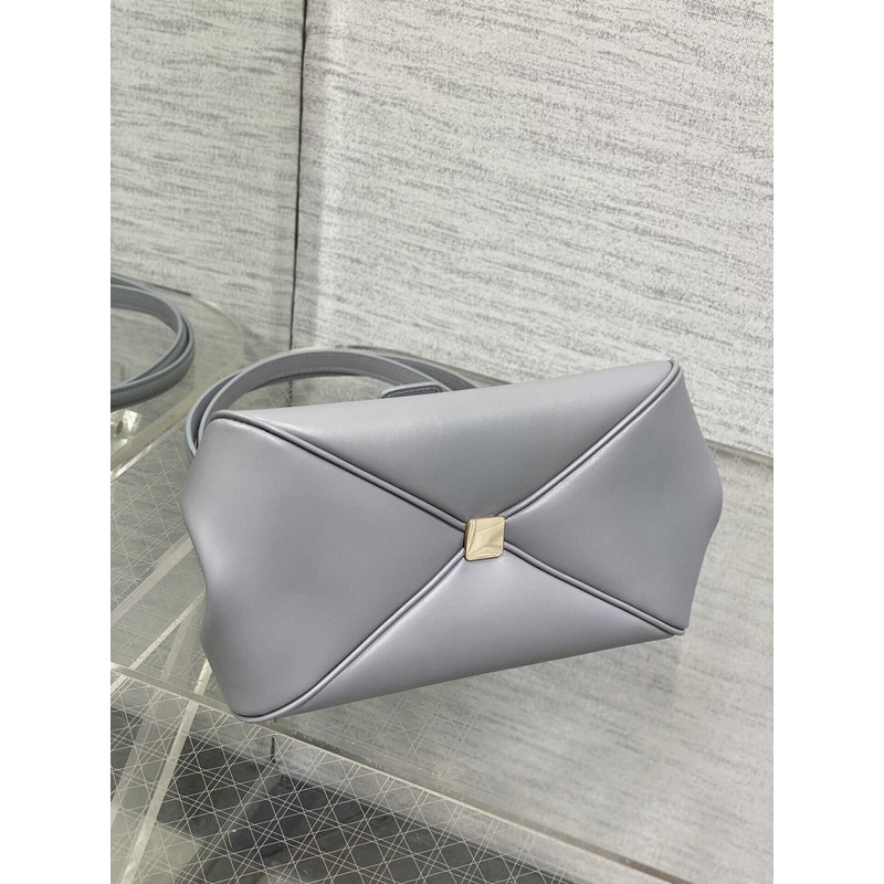 D*or small D*or key bag box calfskin grey