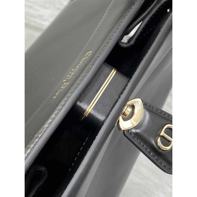 D*or small D*or key bag box calfskin black