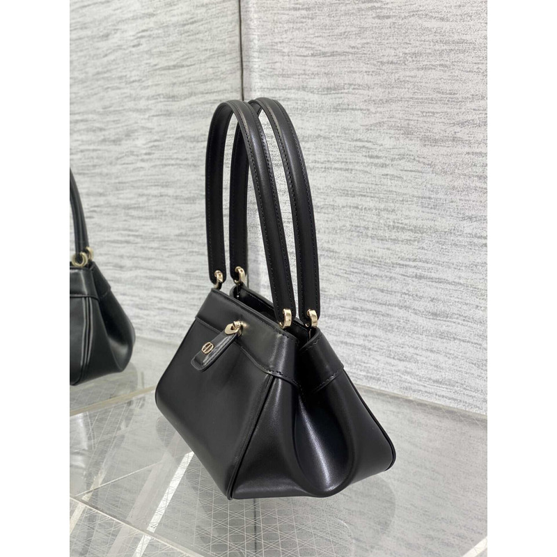 D*or small D*or key bag box calfskin black