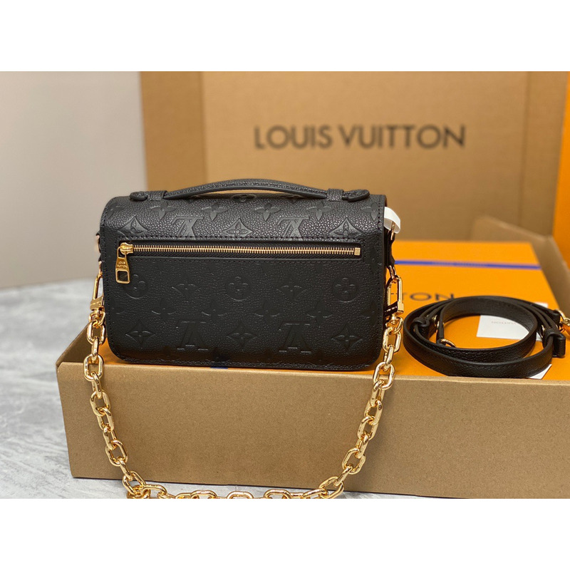 l**is V*t*n pochette métis east west black bag