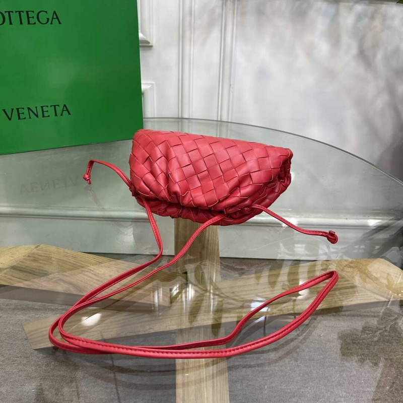 Bo*te*ga ve*ne*ta pouch clutch mini red