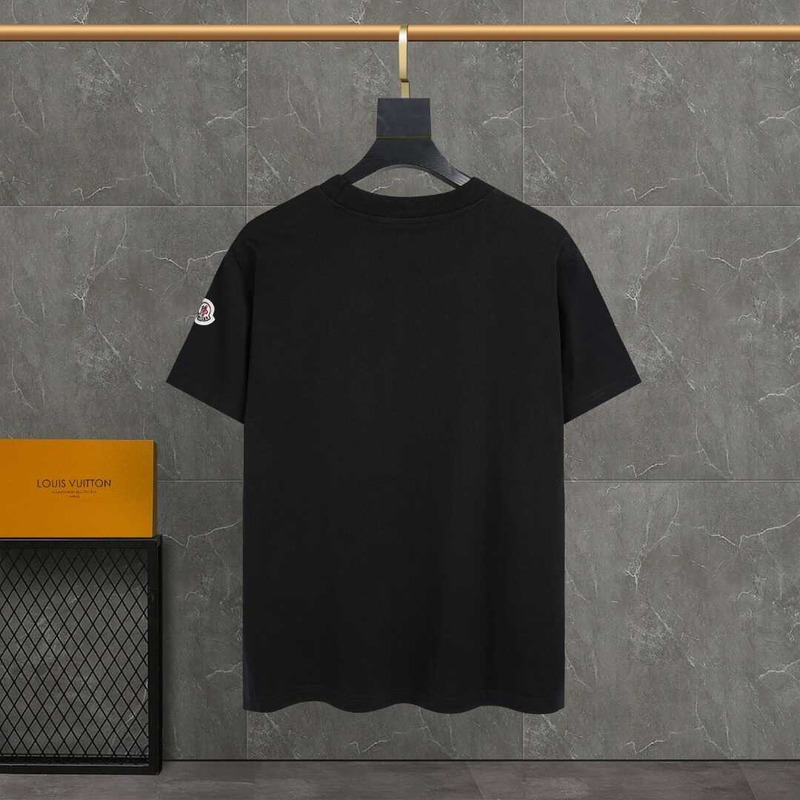 Moncler Double Logo Patch T-Shirt Black