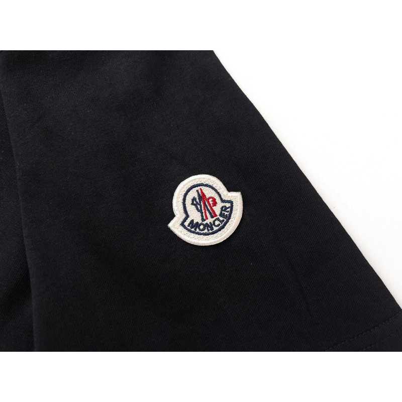 Moncler Double Logo Patch T-Shirt Black