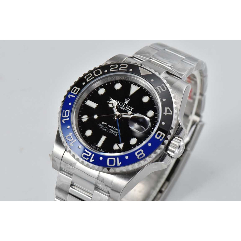 Rolex GMT-MASTER Black Blue Ceramic Oyster Steel Watches