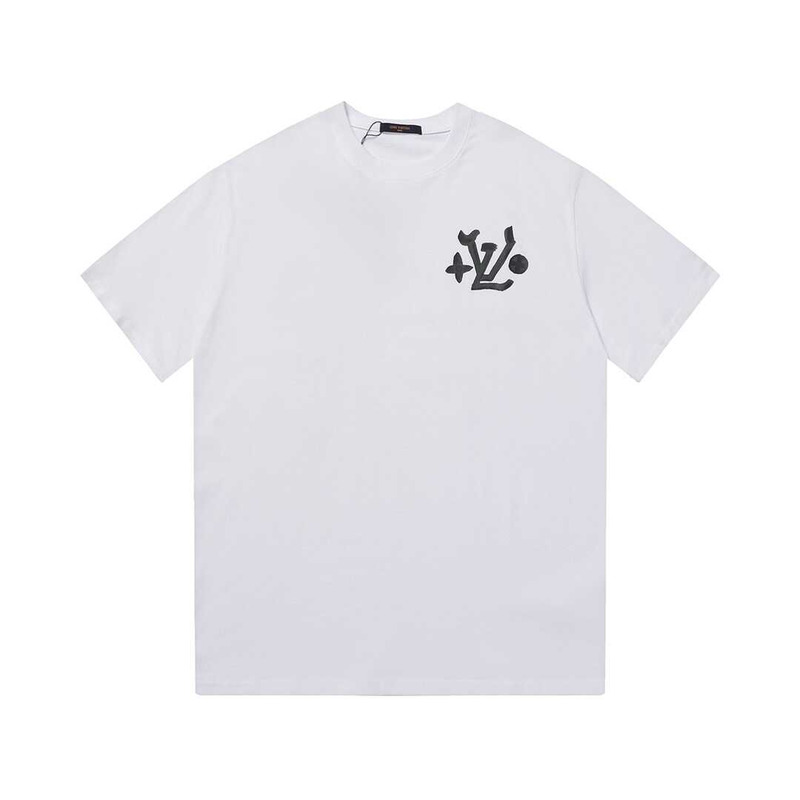 l**is V*t*n logo t-shirt white