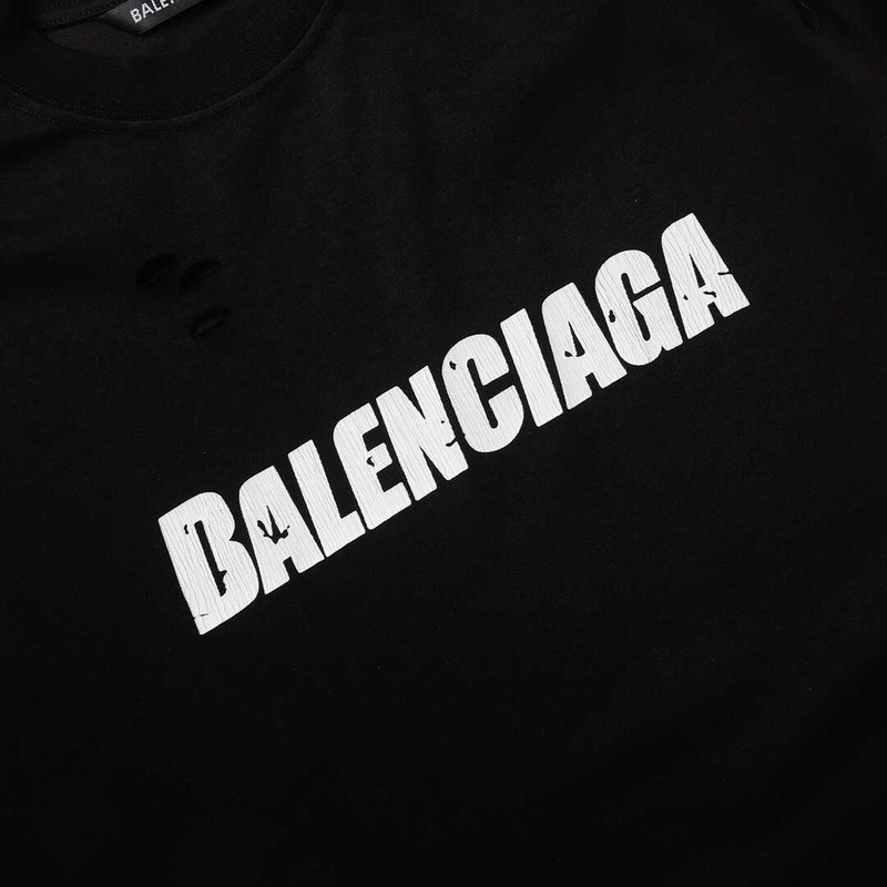 Ba*len*cia*ga bb pixel boxy t-shirt black