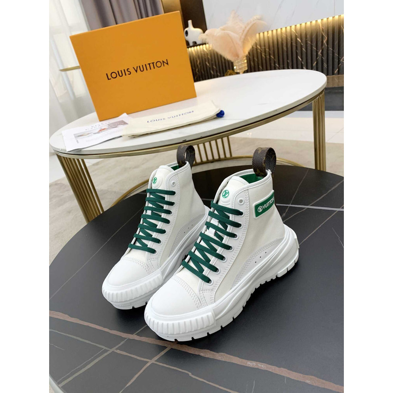 l**is V*t*n lv squad sneaker high top green