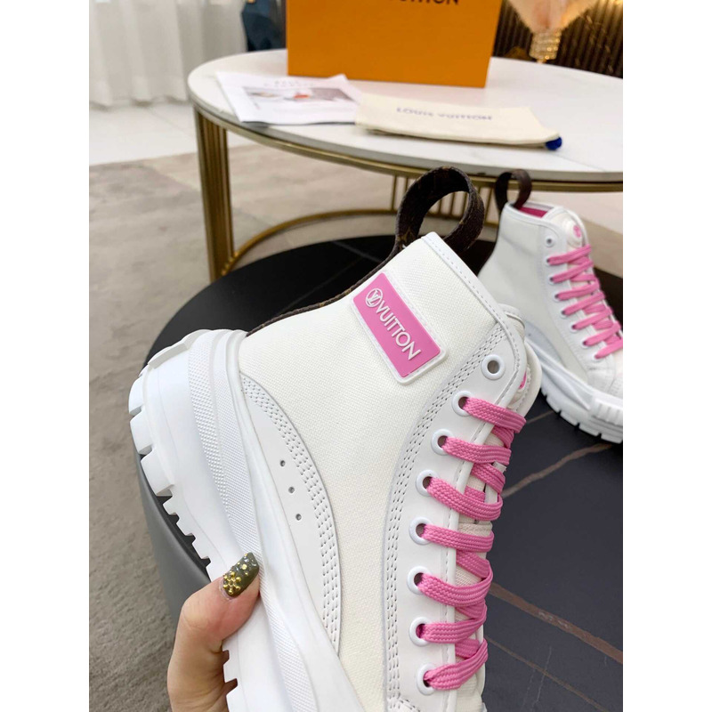 l**is V*t*n lv squad sneaker high top pink