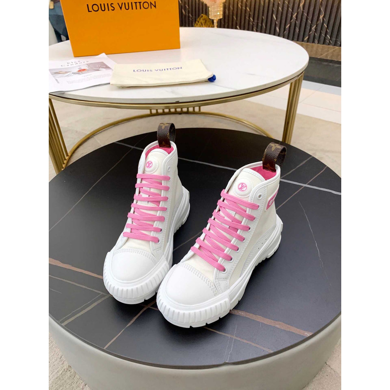 l**is V*t*n lv squad sneaker high top pink