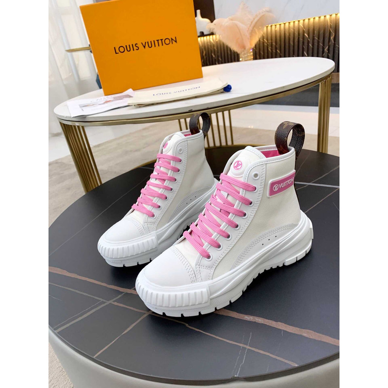 l**is V*t*n lv squad sneaker high top pink