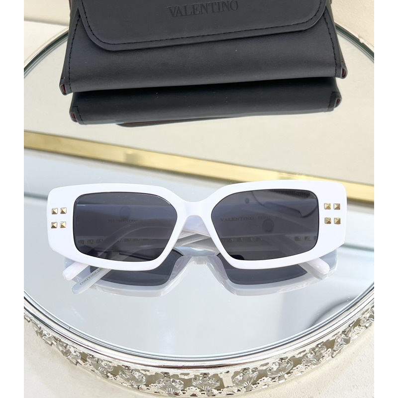 Valentino V-Cinque Rectangular Sunglasses