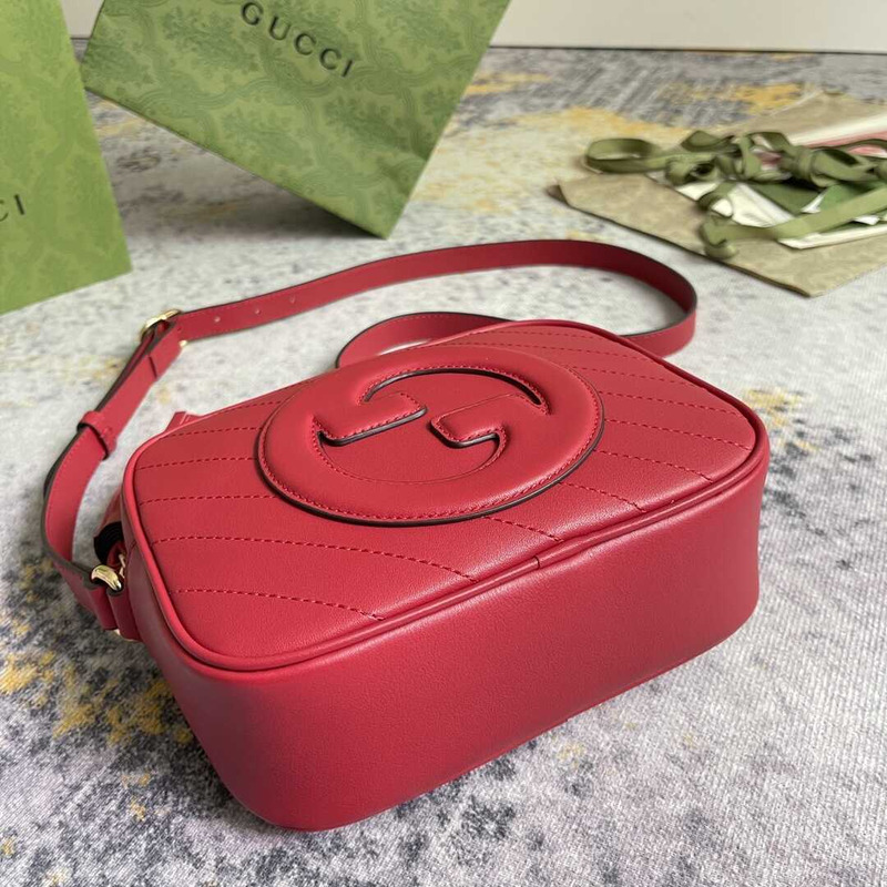 G*u*i blondie small shoulder bag red