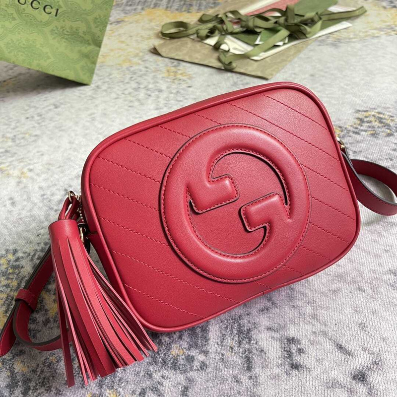 G*u*i blondie small shoulder bag red