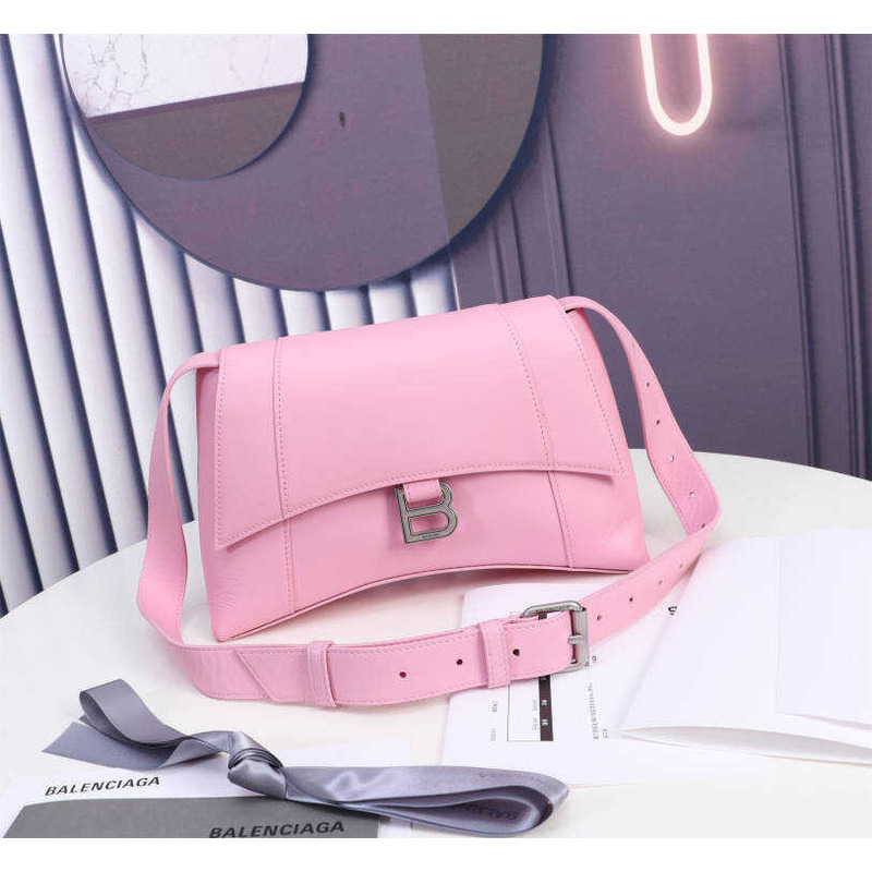 Ba*len*cia*ga women\''s downtown small shoulder bag pink