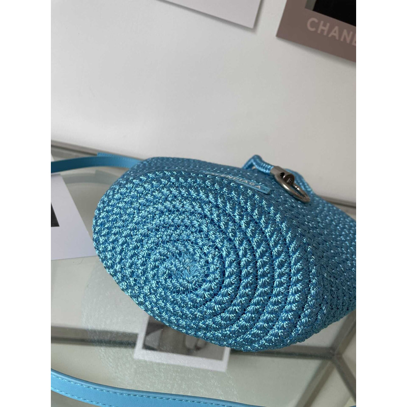 Ba*len*cia*ga ibiza small basket bag blue