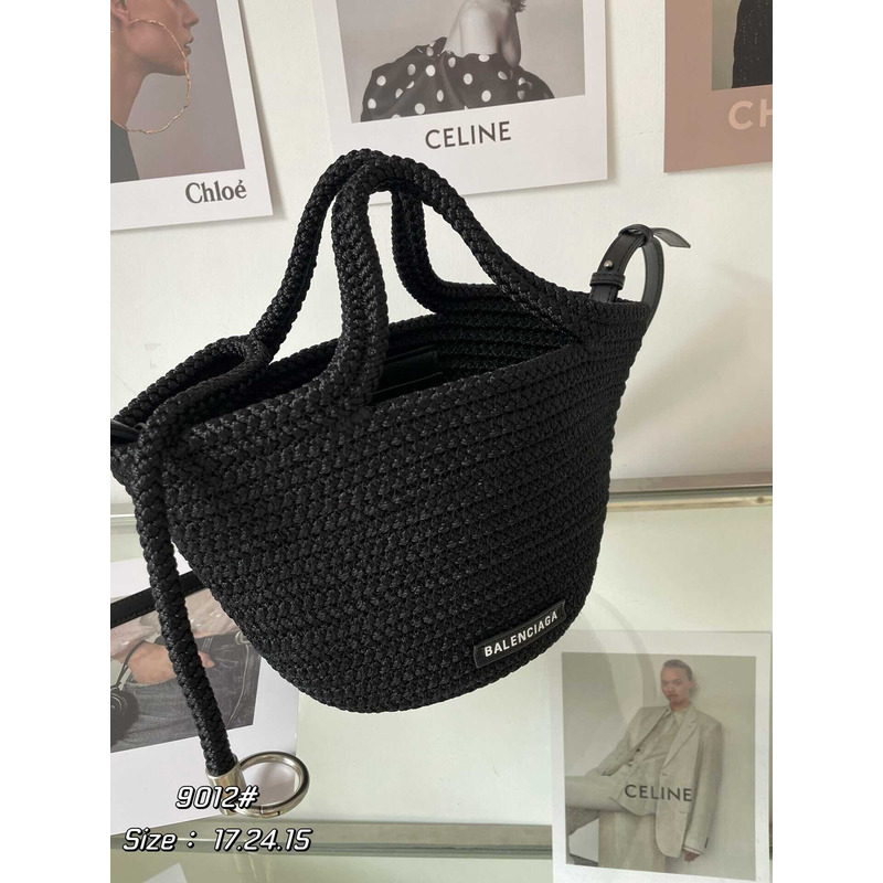 Ba*len*cia*ga ibiza small basket bag black