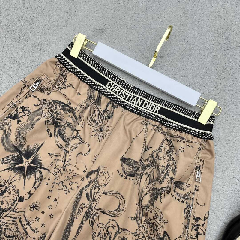 D*or printed shorts beige