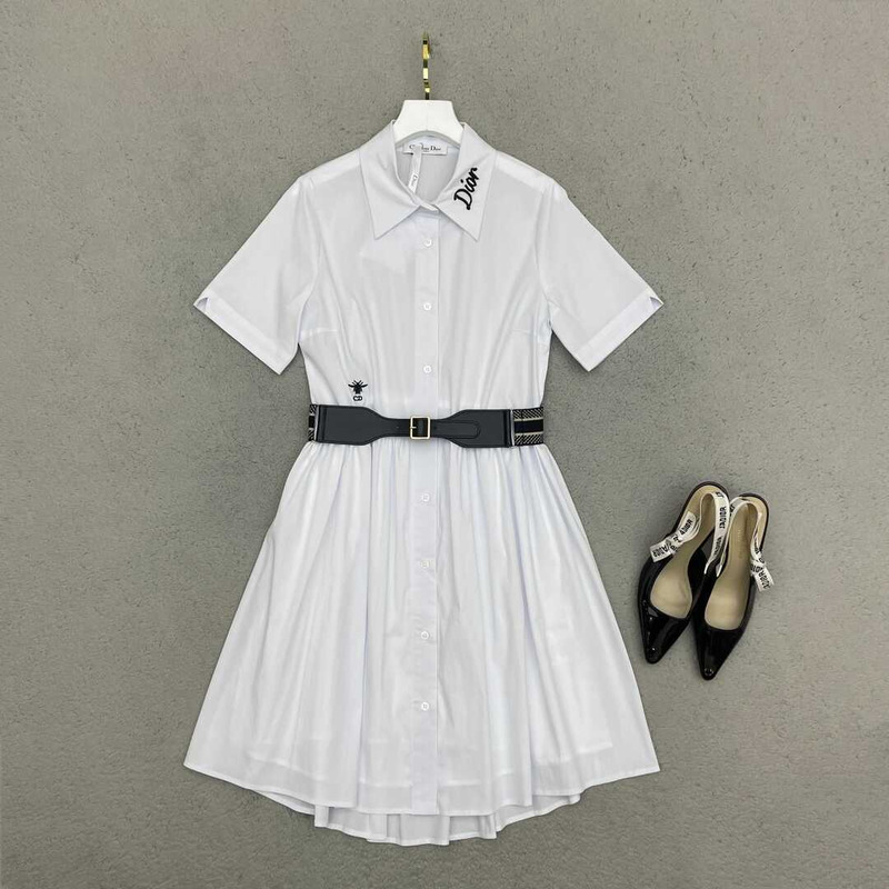 D*or french dress white