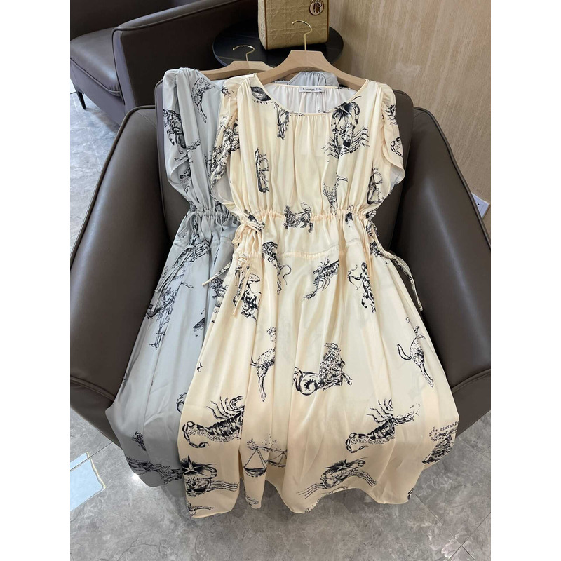 D*or summer dresses cream