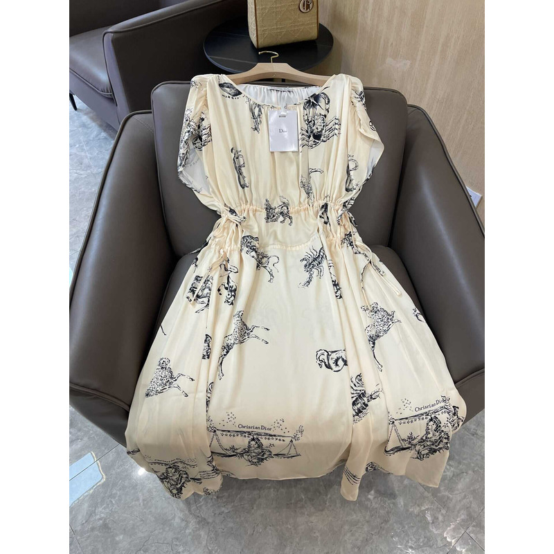 D*or summer dresses cream