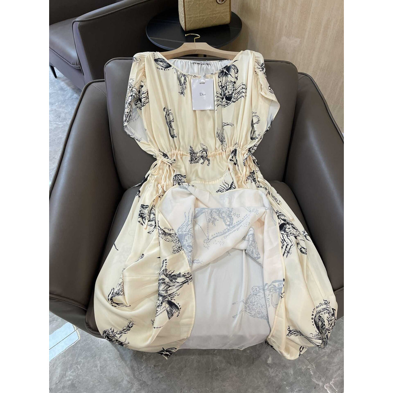 D*or summer dresses cream