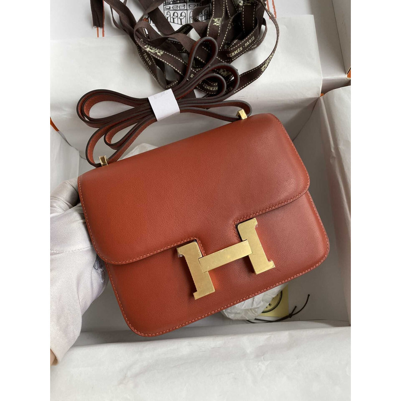 H**mes constance mini 19 gold epsom ghw bag