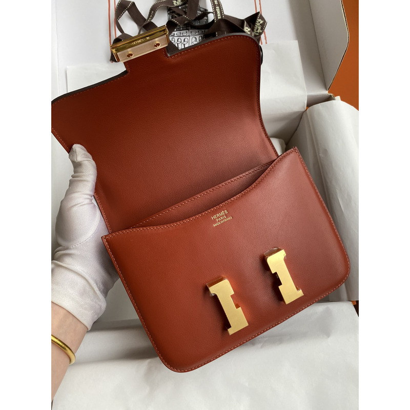 H**mes constance mini 19 gold epsom ghw bag