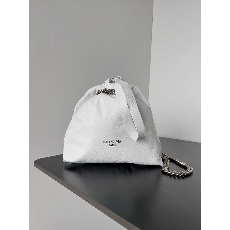 Ba*len*cia*ga small crush tote  white