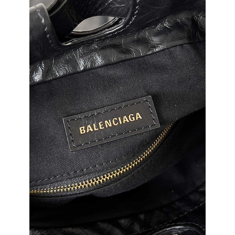 Ba*len*cia*ga small crush tote black