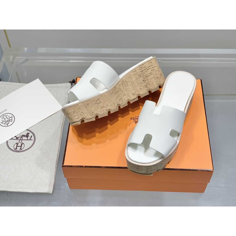 H**mes eze 30 sandals white