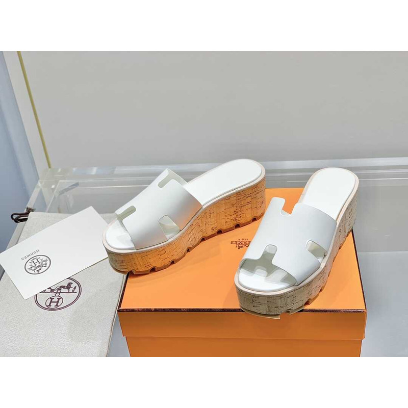 H**mes eze 30 sandals white