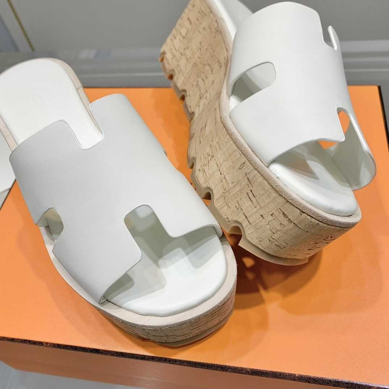 H**mes eze 30 sandals white