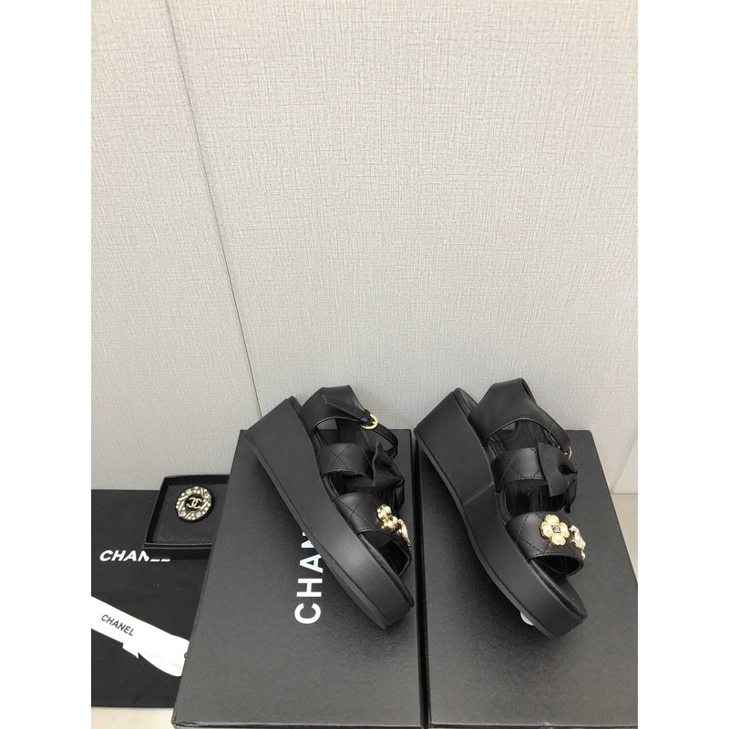 Ch*el platform sandals black