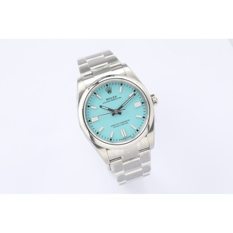 rolex oyster perpetual T*f*ny blue