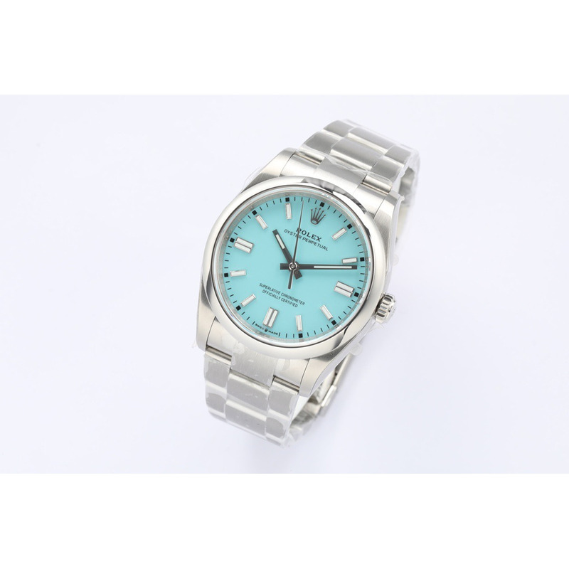 rolex oyster perpetual T*f*ny blue