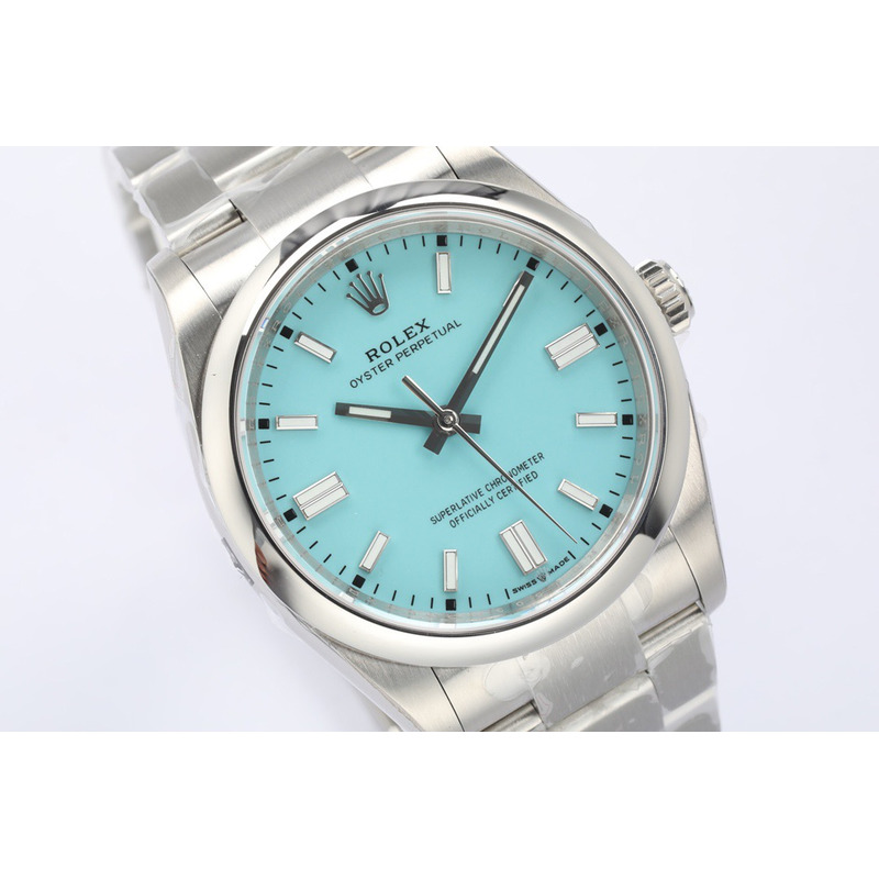 rolex oyster perpetual T*f*ny blue