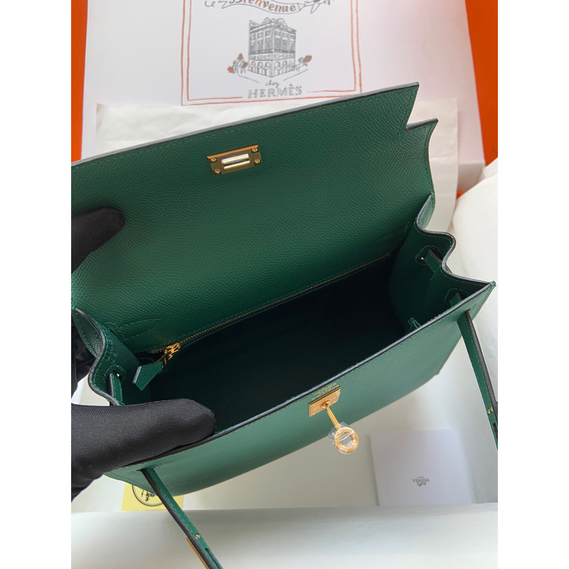 H**mes vert jade epsom kelly 28 sellier palladium hardware green