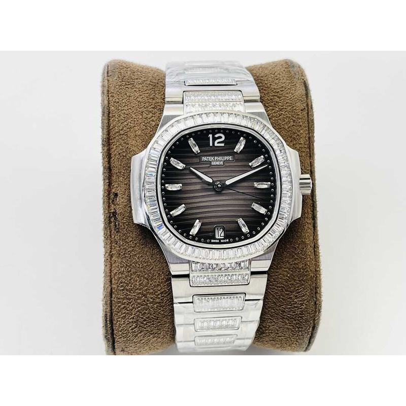 Patek Philippe Nautilus Watch Black And Silver