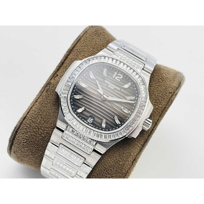 Patek Philippe Nautilus Watch Black And Silver